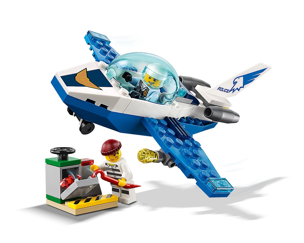 Afslut hver for sig At bygge LEGO Set 60206-1 Sky Police Jet Patrol (2019 City > Police) | Rebrickable -  Build with LEGO