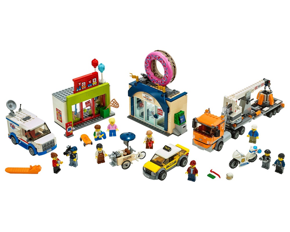 lever Hofte Enrich LEGO Set 60233-1 Donut Shop Opening (2019 City) | Rebrickable - Build with  LEGO