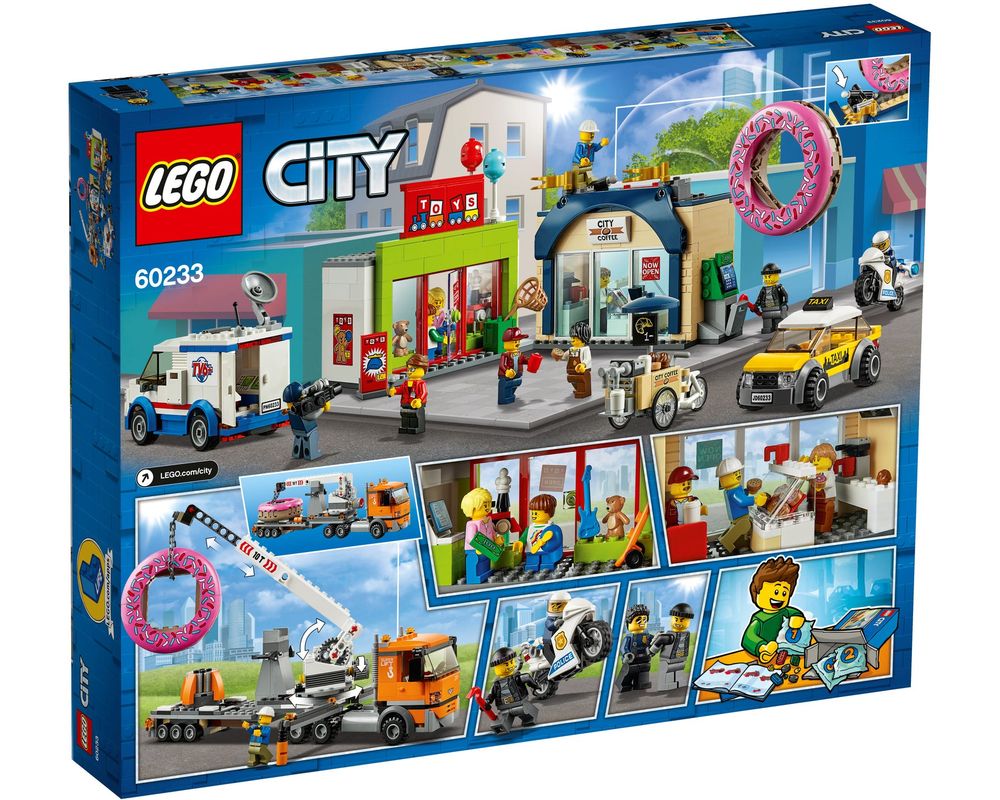 Lego Set 60233-1 Donut Shop Opening (2019 City) | Rebrickable - Build With  Lego
