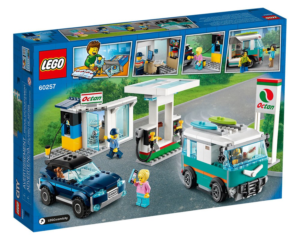 LEGO Set 60257-1 Service Station (2020 City) | Rebrickable - Build with ...