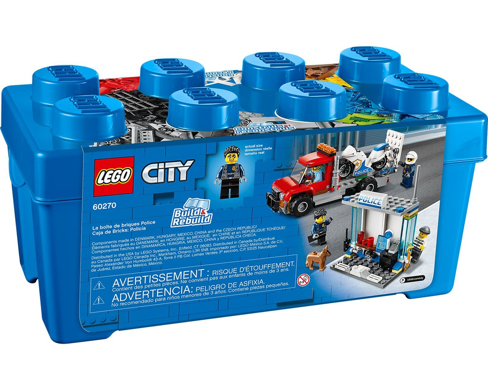 LEGO Set 60270-1 Police Brick Box (2020 Town > City > Police) | Rebrickable - Build with LEGO