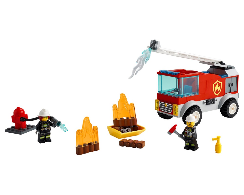 LEGO Set 60280-1 Fire Ladder Truck (2021 City > Fire)