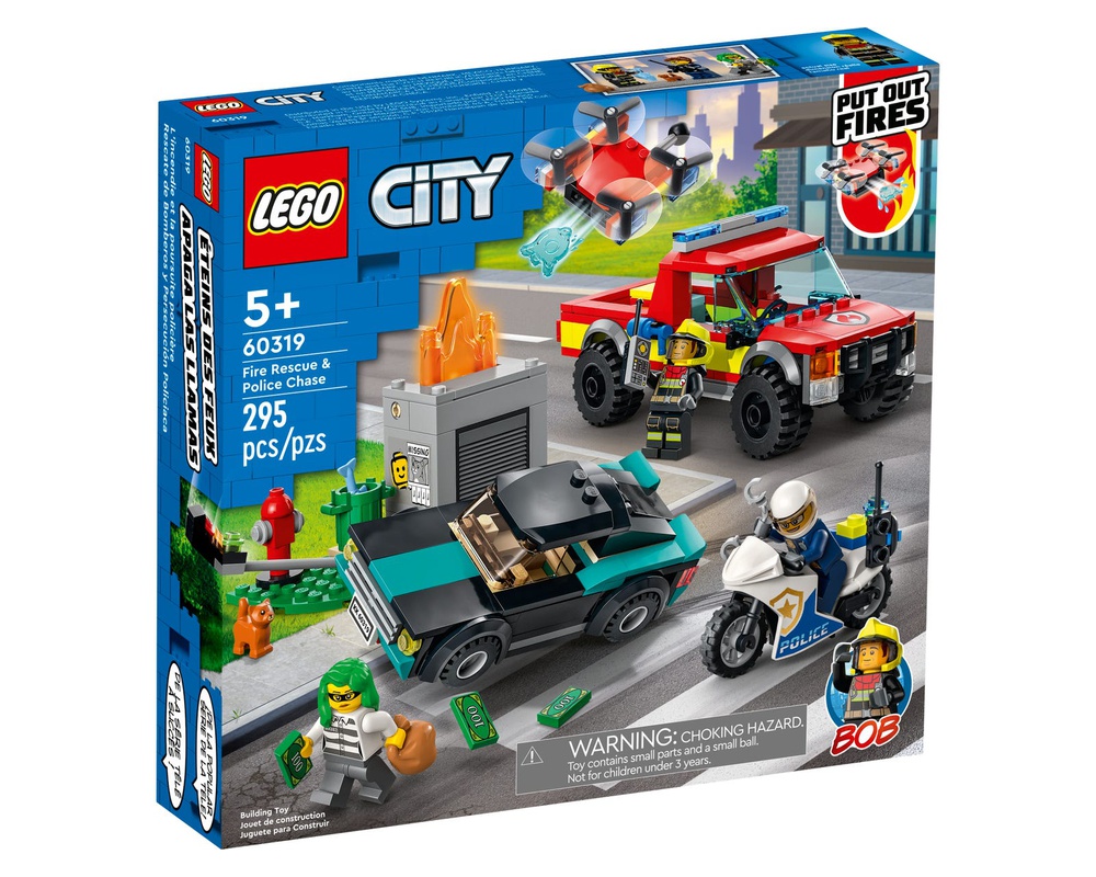 LEGO Set 60319-1 Fire Rescue & Police Chase (2022 City > Fire ...