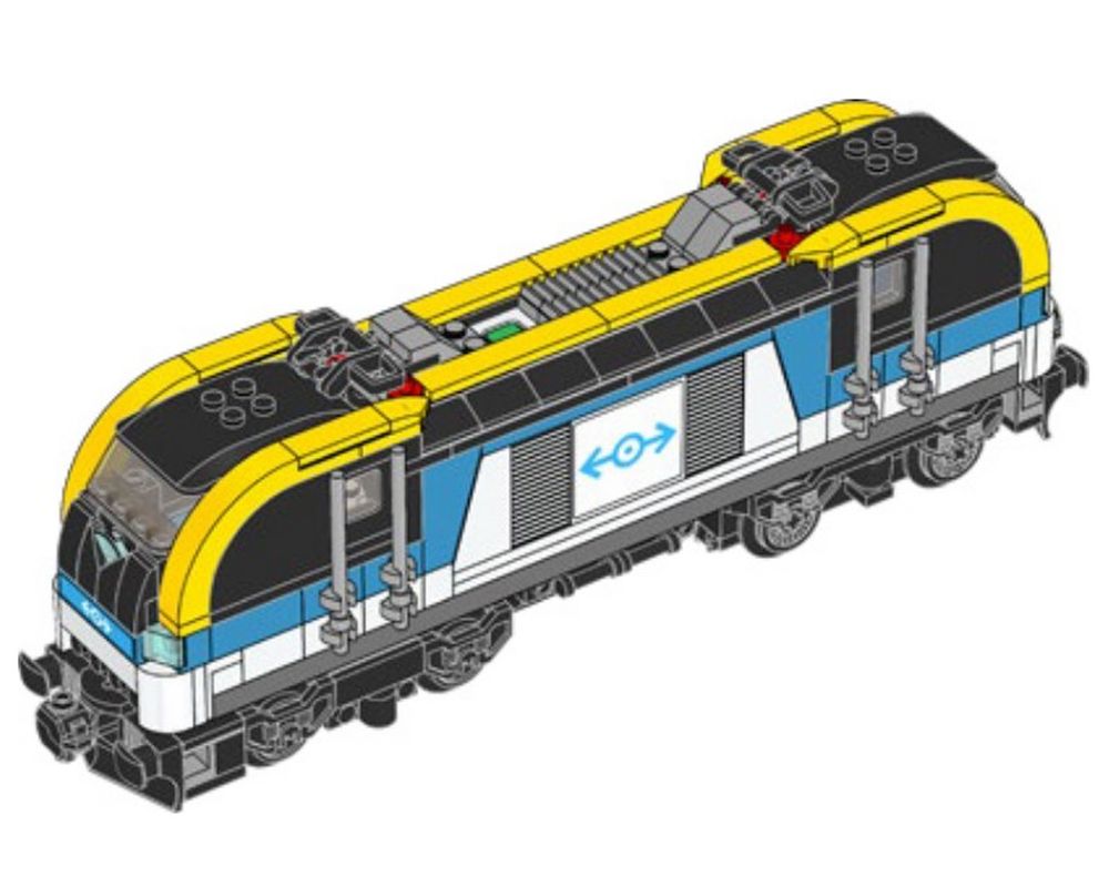 LEGO Set 60336-1-s3 Freight Locomotive (2022 City > Trains)
