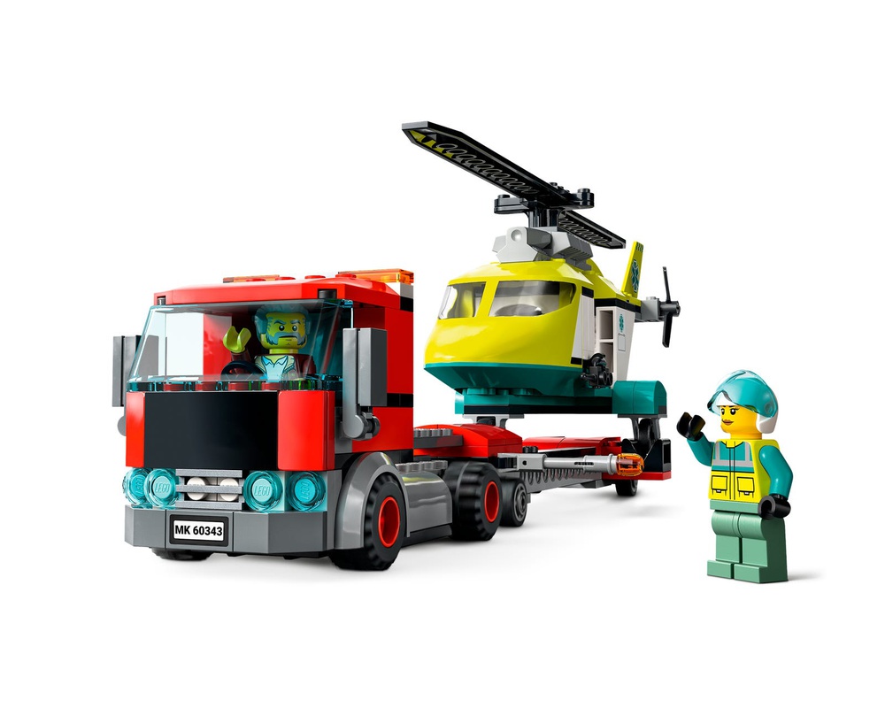 LEGO® CITY 60343 RESCUE HELICOPTER TRANSPORT, AGE 5+, BUILDING