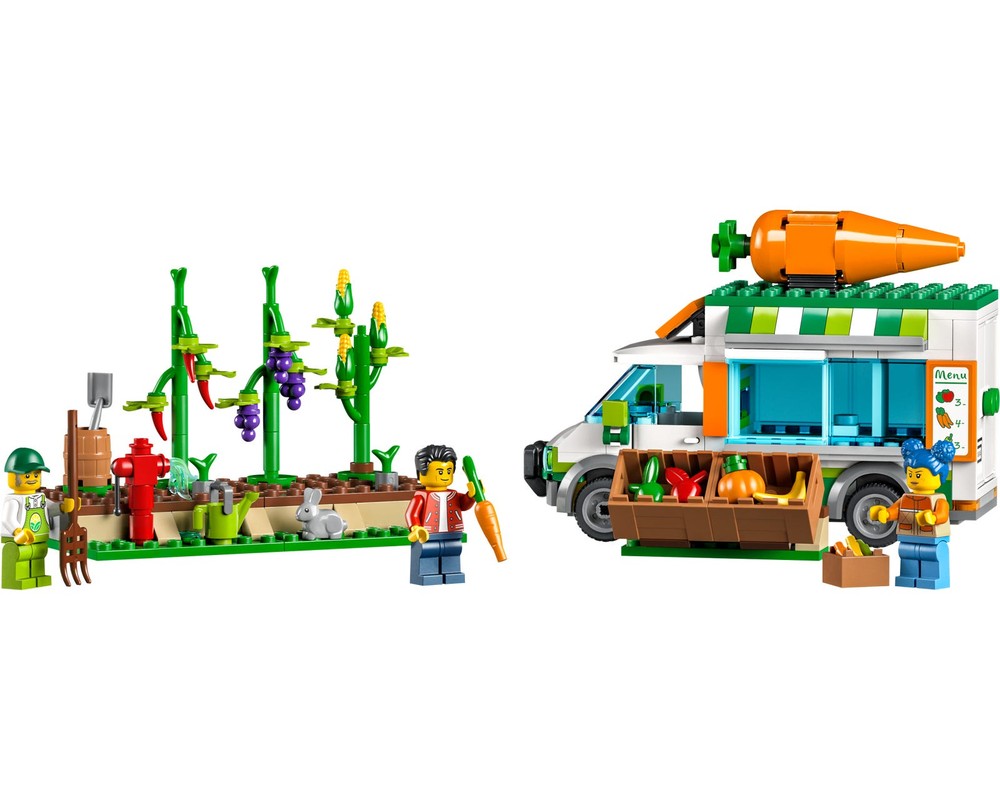 LEGO Set 60345-1 Farmers Market Van (2022 City > Farm