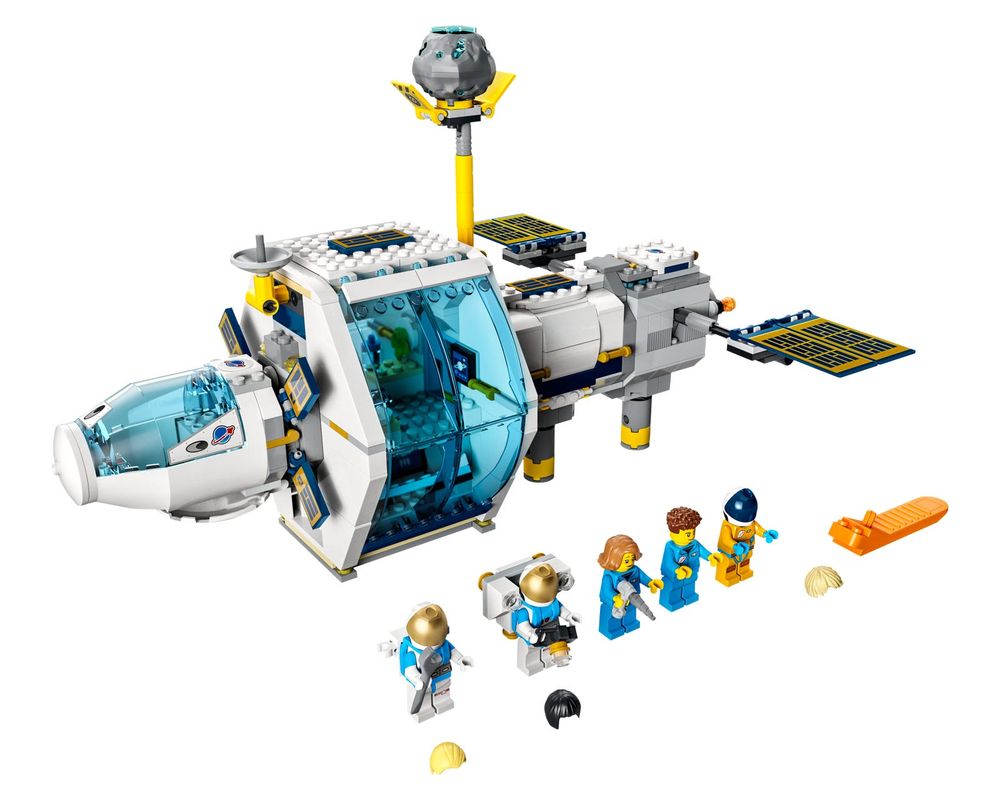 LEGO Set 60349-1 Lunar Space Station (2022 City) | Rebrickable 