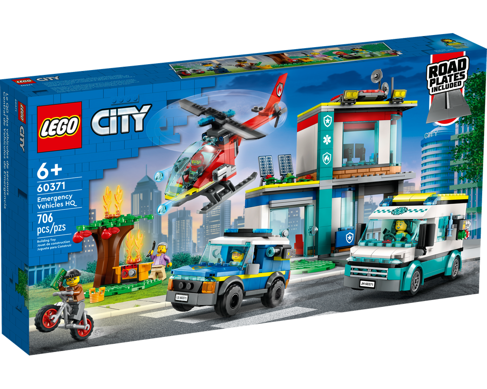 リリ LEGO Set 60371-1 Emergency Vehicles HQ (2023 City) | Rebrickable