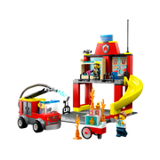 Fire Station and Fire Truck