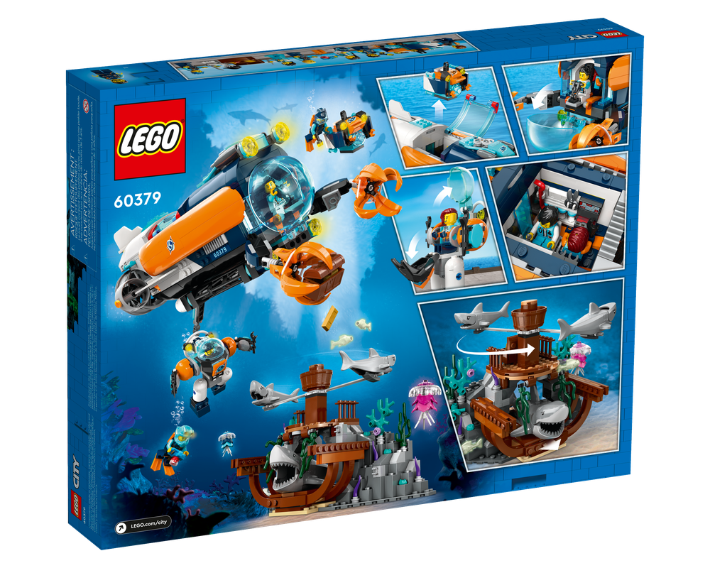 LEGO Set 60379-1 Deep-Sea Explorer Submarine (2023 City