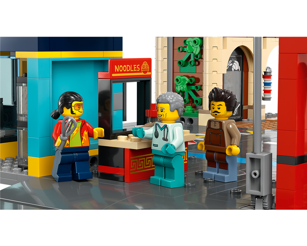 LEGO Set 60380-1 Downtown (2023 City) | Rebrickable - Build with LEGO