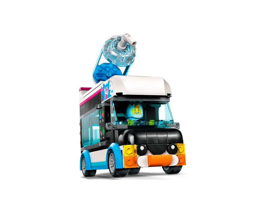 LEGO City Penguin Slushy Van Building Toy, Features a Truck and