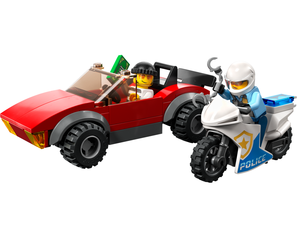 LEGO Set 60392-1 Police Bike Car Chase (2023 City > Police 