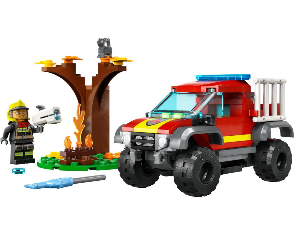 LEGO Set 60393-1 4x4 Fire Truck Rescue (2023 City > Fire 