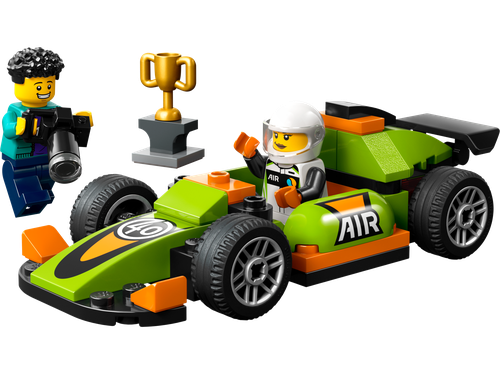 Green Race Car