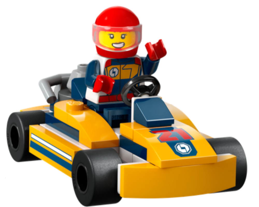 LEGO Set 60400-1-s1 Go Kart 21 (2024 City) | Rebrickable - Build with LEGO