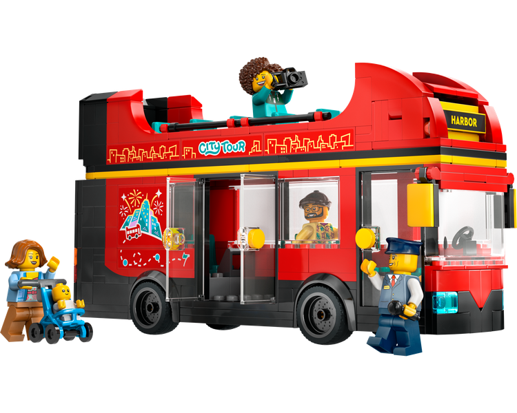 LEGO Traffic 60407 Red Double-Decker Sightseeing Bus