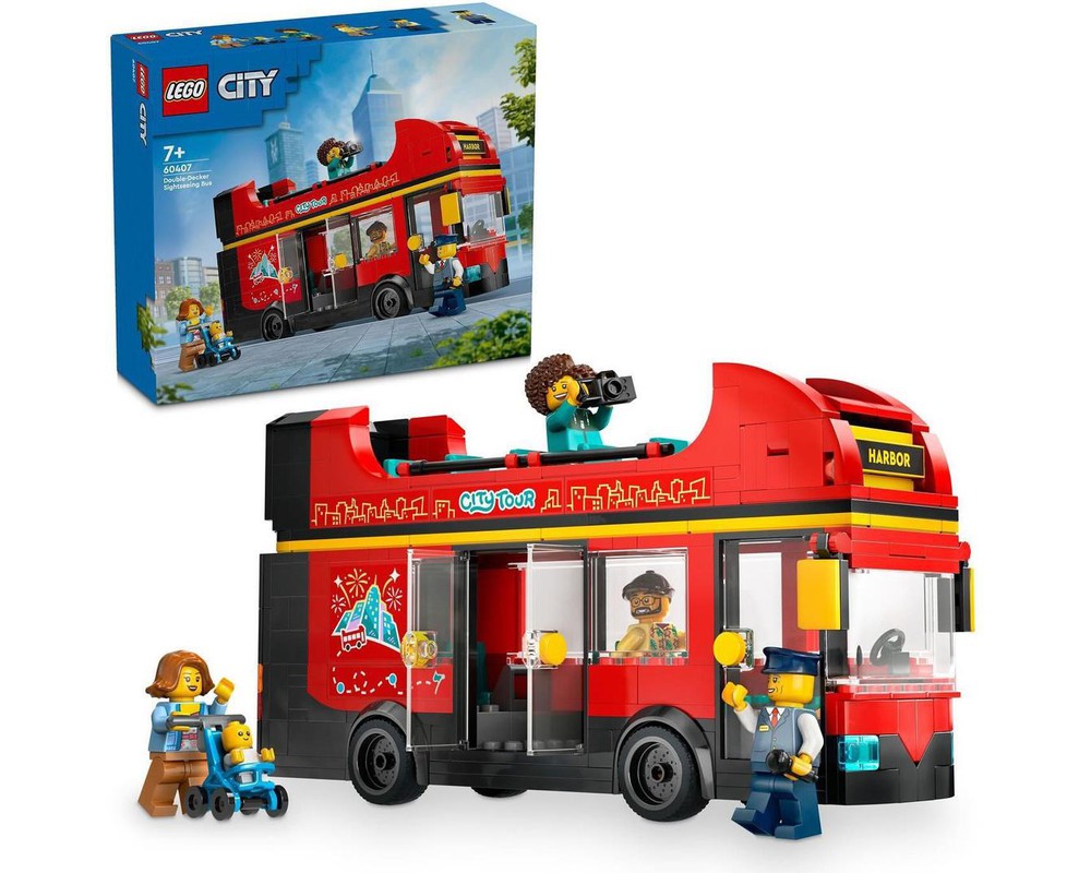 LEGO Set 60407-1 Double-Decker Sightseeing Bus (2024 City ...