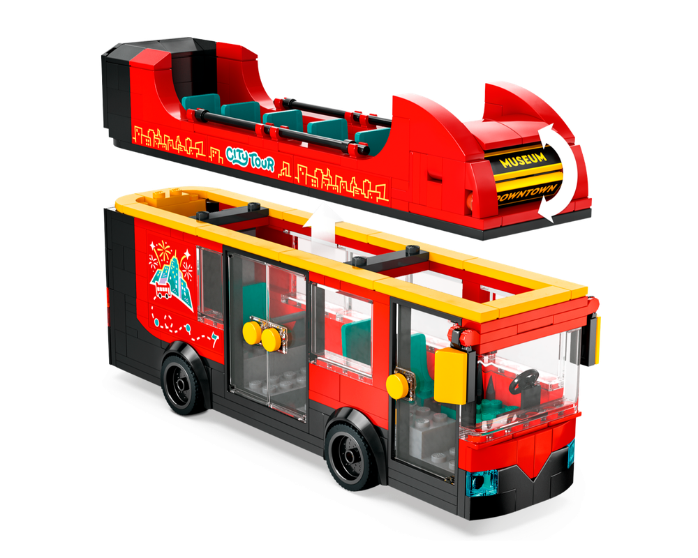 LEGO Set 60407-1 Double-Decker Sightseeing Bus (2024 City ...