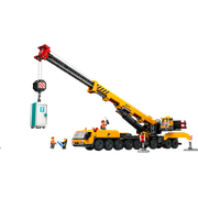 Yellow Mobile Construction Crane