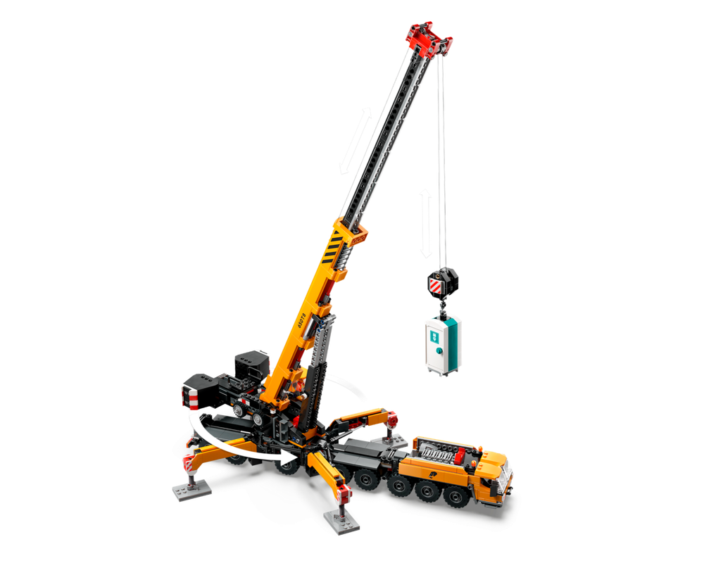 LEGO Set 60409-1 Yellow Mobile Construction Crane (2024 City ...