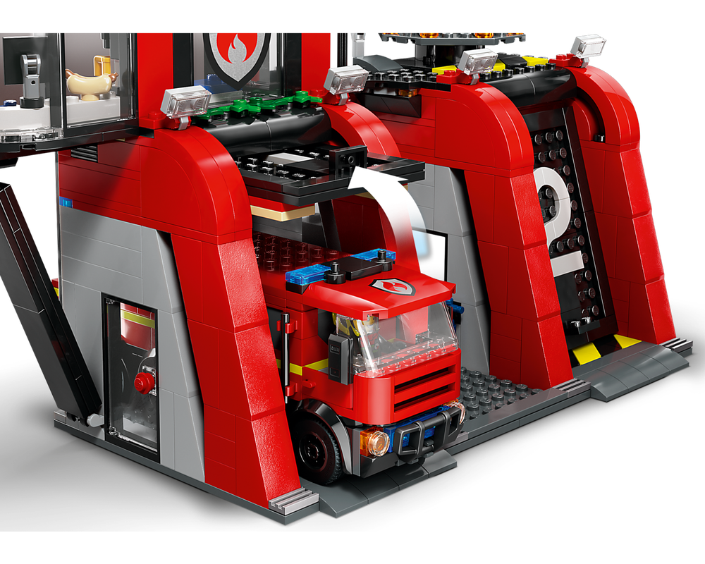 LEGO Set 60414-1 Fire Station with Fire Truck (2024 City > Fire)