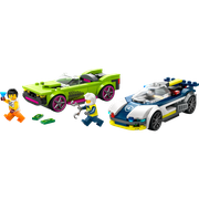 Police Car and Muscle Car Chase
