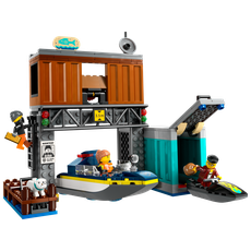 Police Speedboat and Crooks' Hideout (set 60417-1)