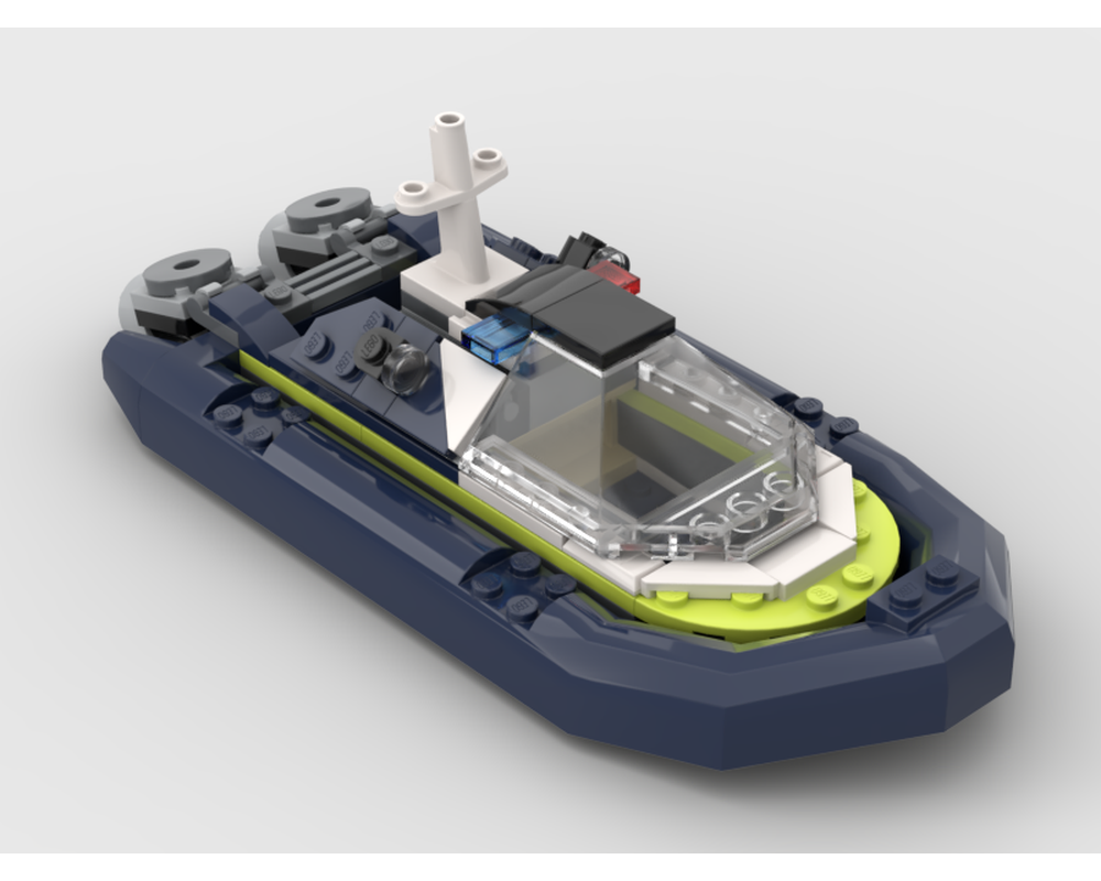 LEGO Set 60419-1-s2 Police Boat (2024 City > Police) | Rebrickable ...