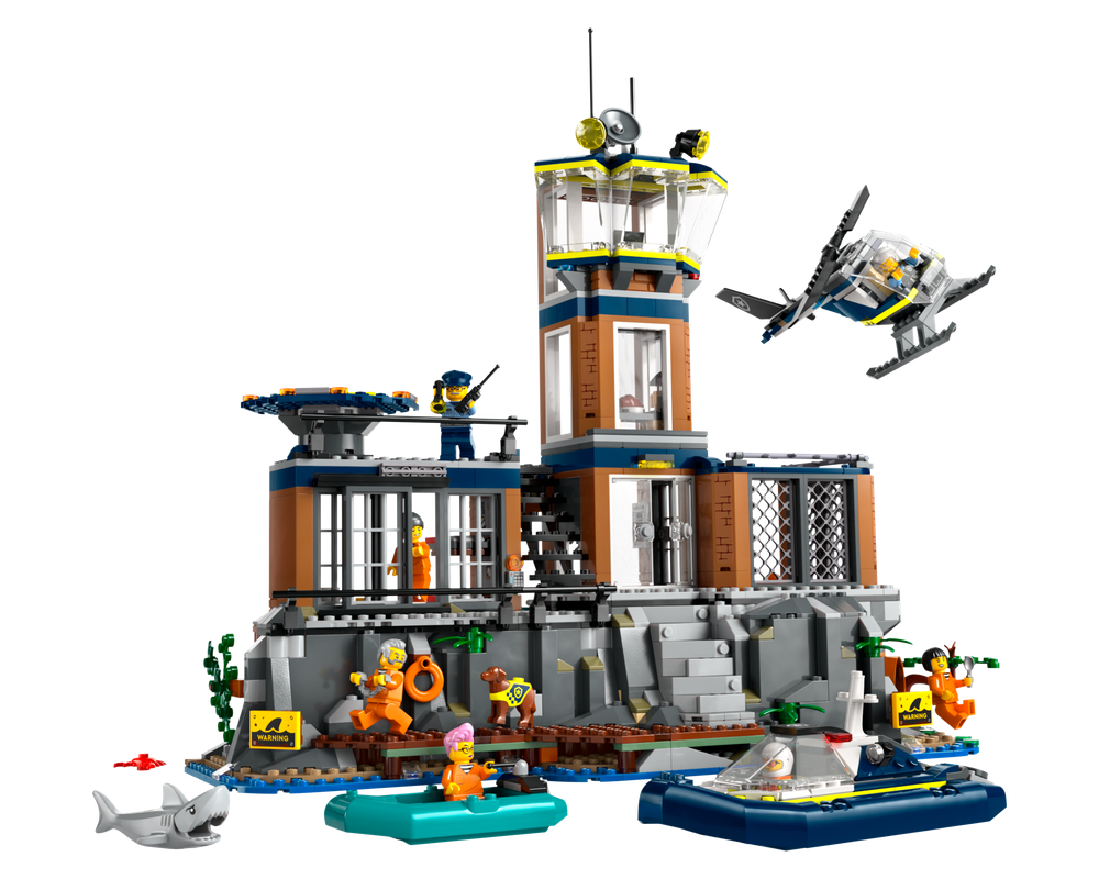 LEGO Set 60419-1 Police Prison Island (2024 City > Police ...