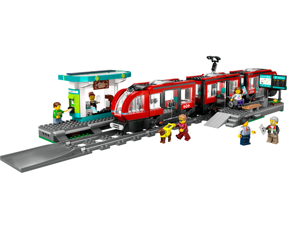 LEGO Set 60423-1 Downtown Streetcar (2024 City > Trains