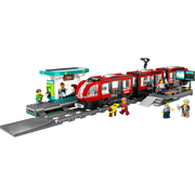 LEGO MOC 60423 Downtown tram motorized with Powered Up by