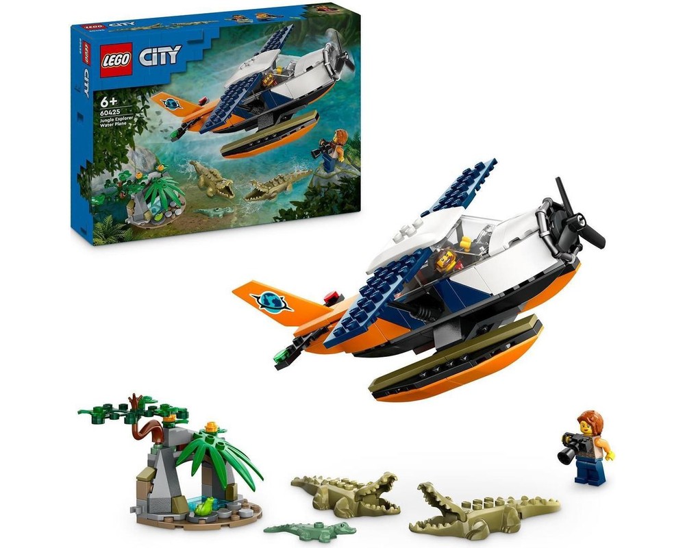 LEGO Set 60425-1 Jungle Explorer Water Plane (2024 City > Jungle