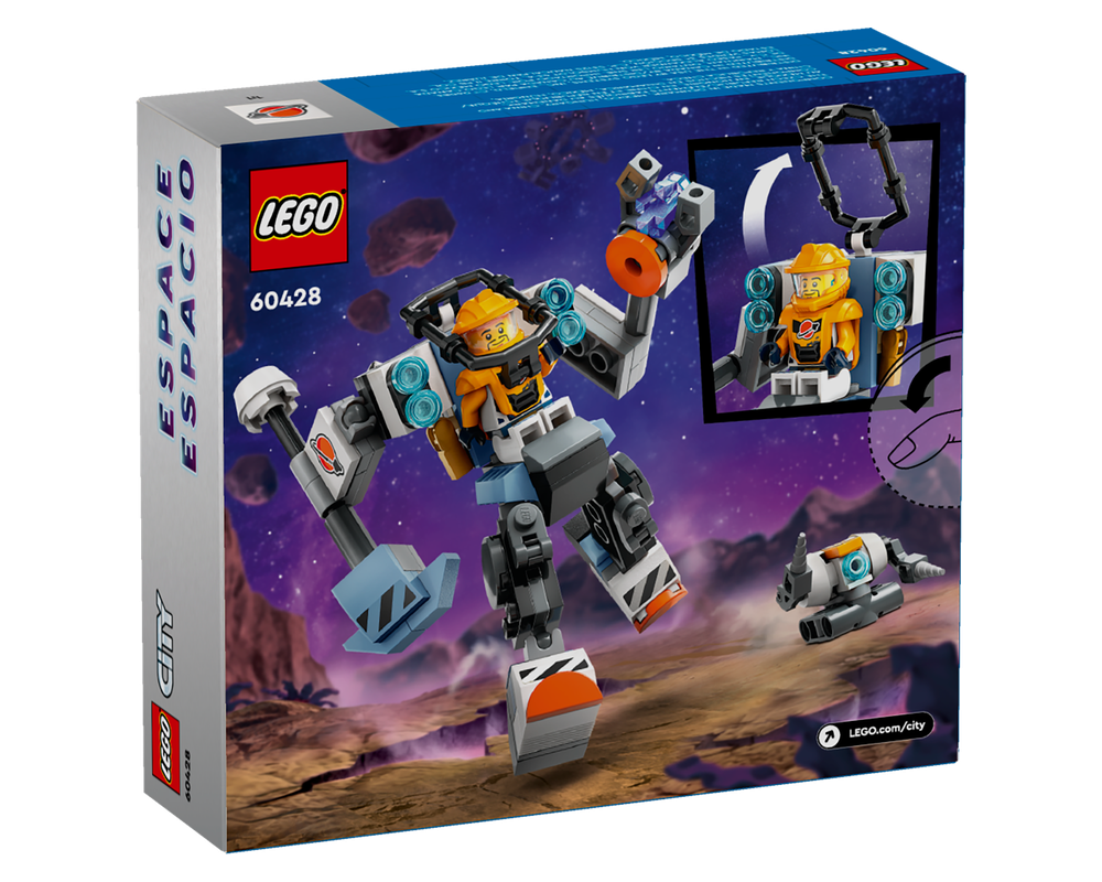 Lego Set 60428 1 Space Construction Mech 2024 City Rebrickable Build With Lego