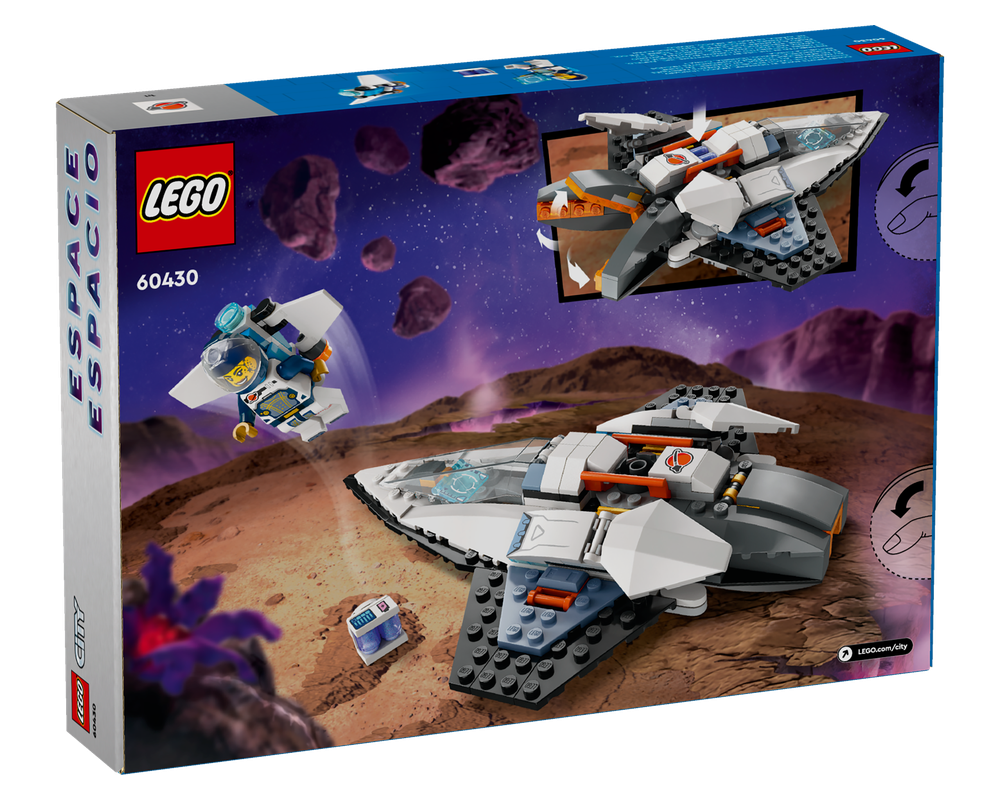 LEGO Set 60430-1 Interstellar Spaceship (2024 City) | Rebrickable ...