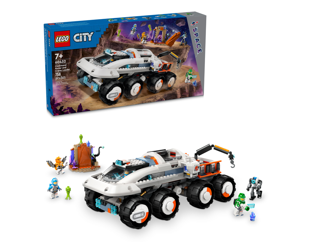 LEGO Set 60432-1 Command Rover and Crane Loader (2024 City