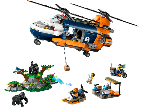 Jungle Explorer Helicopter at Base Camp