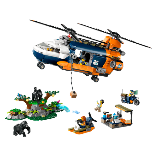 Jungle Explorer Helicopter at Base Camp