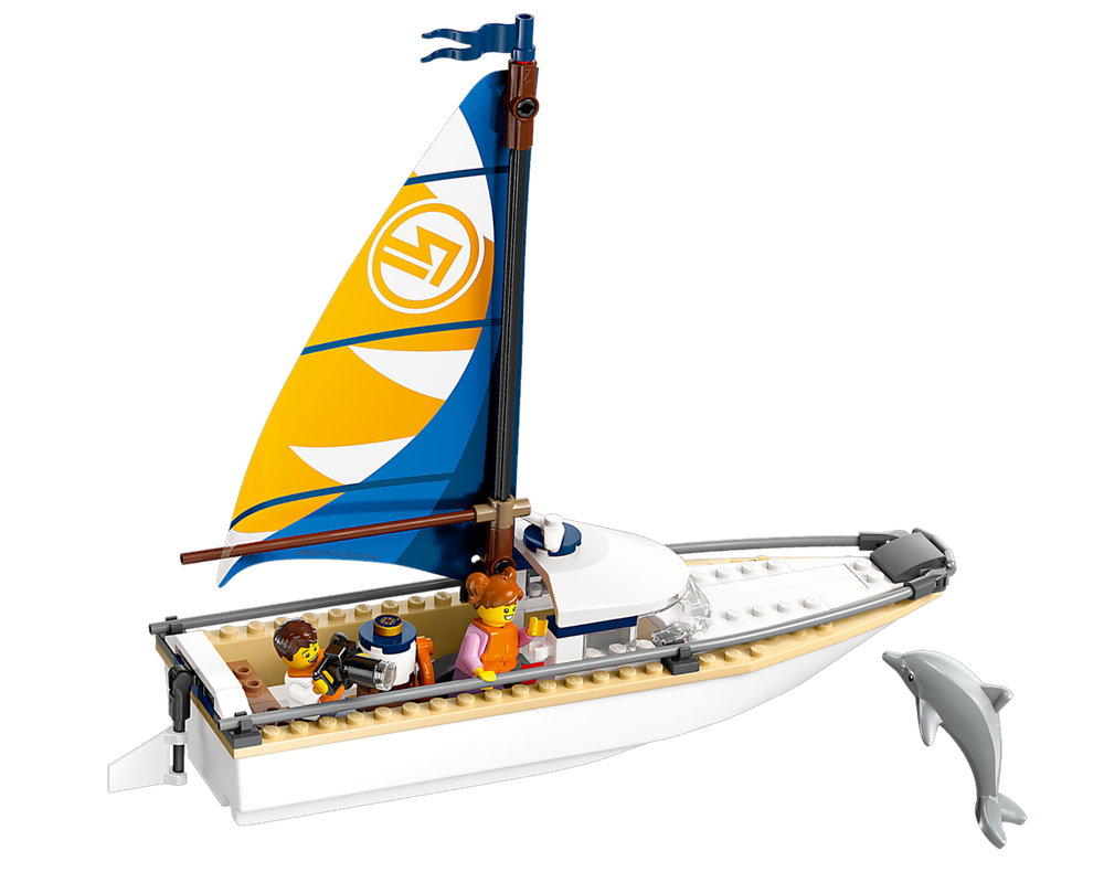 LEGO Set 60438-1 Sailboat (2024 City)