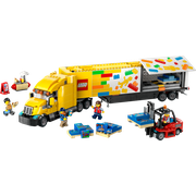 Yellow Delivery Truck