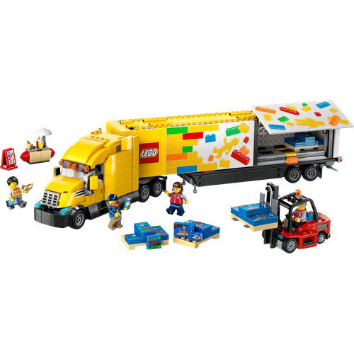 Yellow Delivery Truck