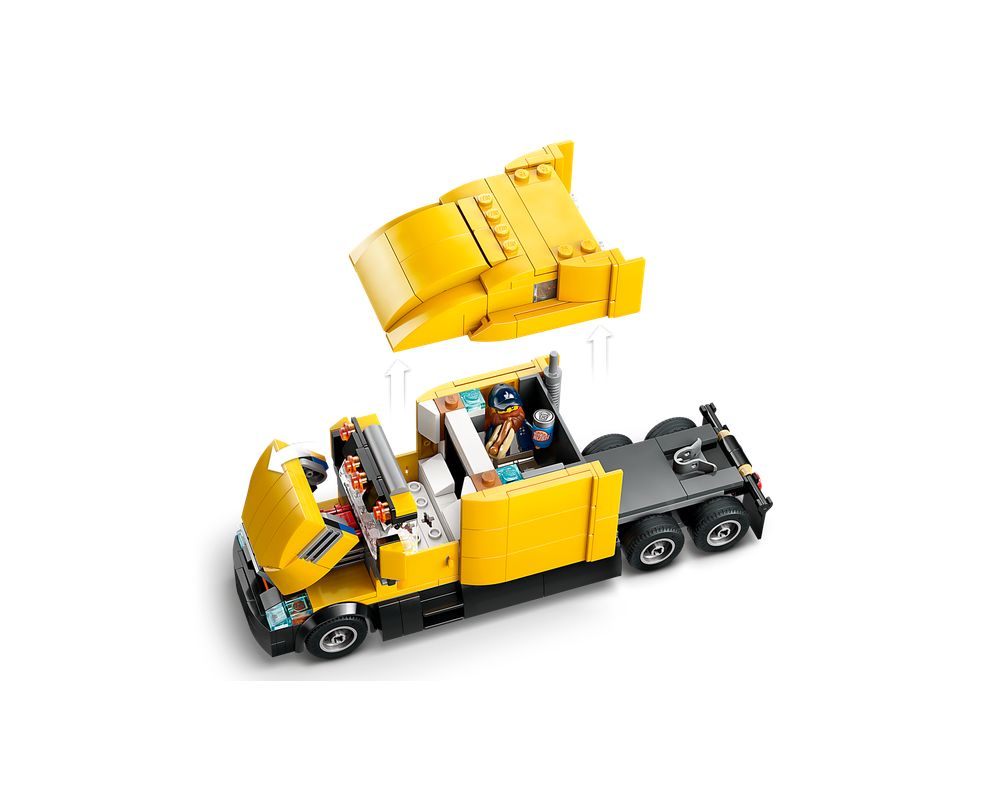 LEGO Set 60440-1 Yellow Delivery Truck (2024 City > Cargo ...