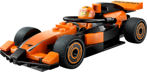 F1 Driver with McLaren Race Car