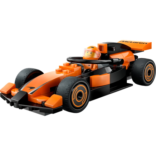 F1 Driver with McLaren Race Car