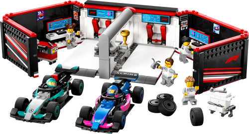 F1 Garage & Mercedes-AMG & Alpine Cars