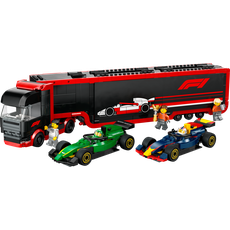 F1 Truck with RB20 & AMR24 F1 Cars (set 60445-1)