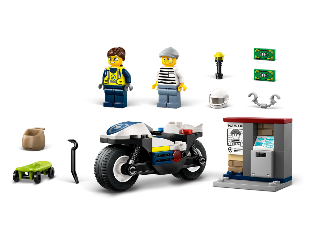 LEGO Set 60455-1 Police Motorcycle chase (2025 City > Police ...