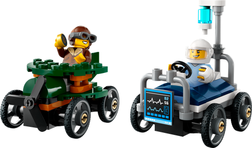 Airplane vs. Hospital Bed Race Car Pack