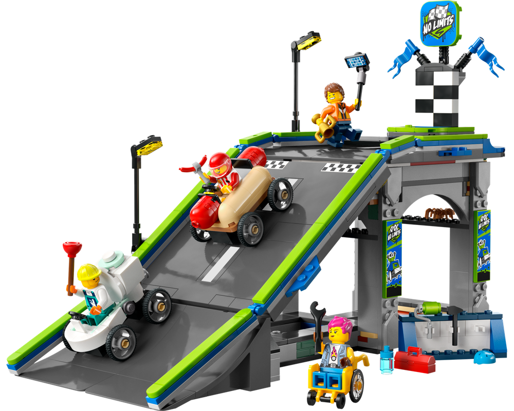 LEGO Set 60460-1 No Limits: Race Car Ramp Track (2025 City