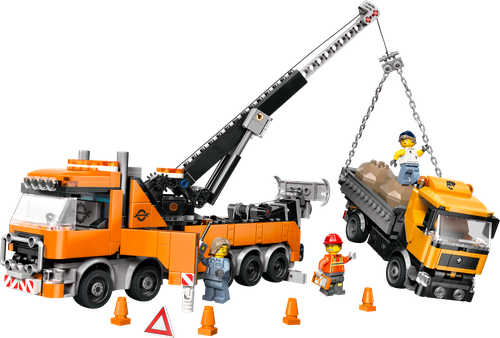 Heavy-Duty Recovery Tow Truck with Crane